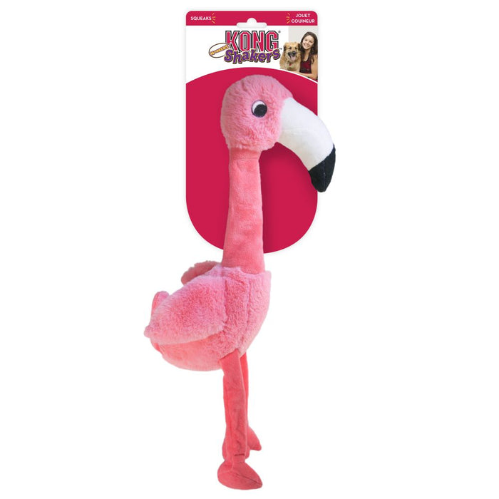 Kong Dog Toy Shakers Honkers Flamingo