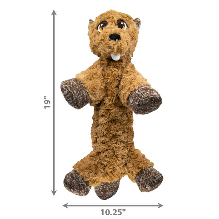 Kong Flopzie Low Stuffing Beaver