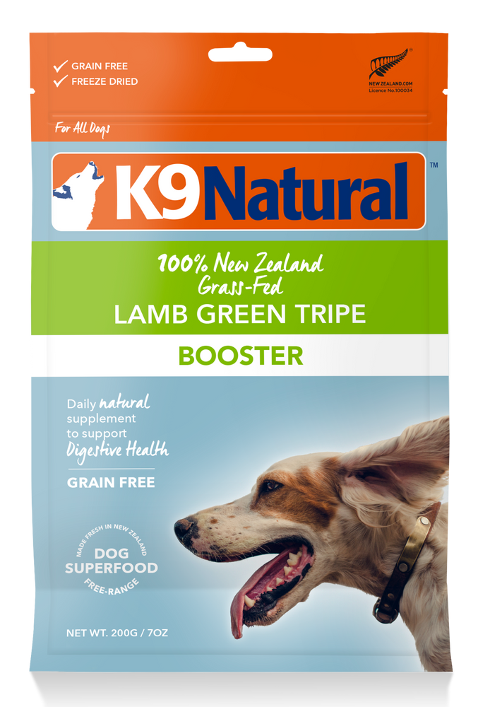 K9 Natural Dog Freeze Dried Food Booster Lamb Tripe