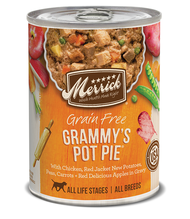 Merrick Classic Grain Free Dog Can Food Grammy's Pot Pie