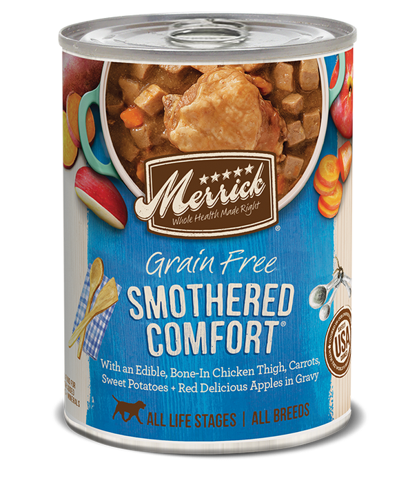 Merrick Classic Grain Free Dog Can Food Smothered Comfort