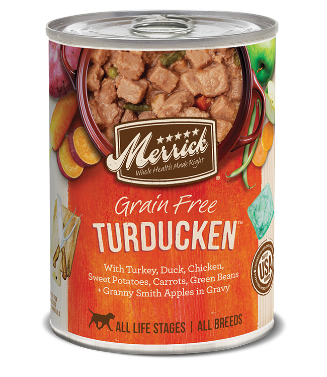 Merrick Classic Grain Free Dog Can Food Turducken