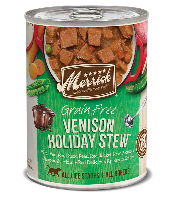 Merrick Classic Grain Free Dog Can Food Venison Stew