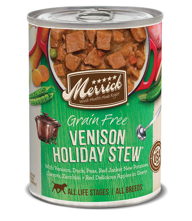 Merrick Classic Grain Free Dog Can Food Venison Stew