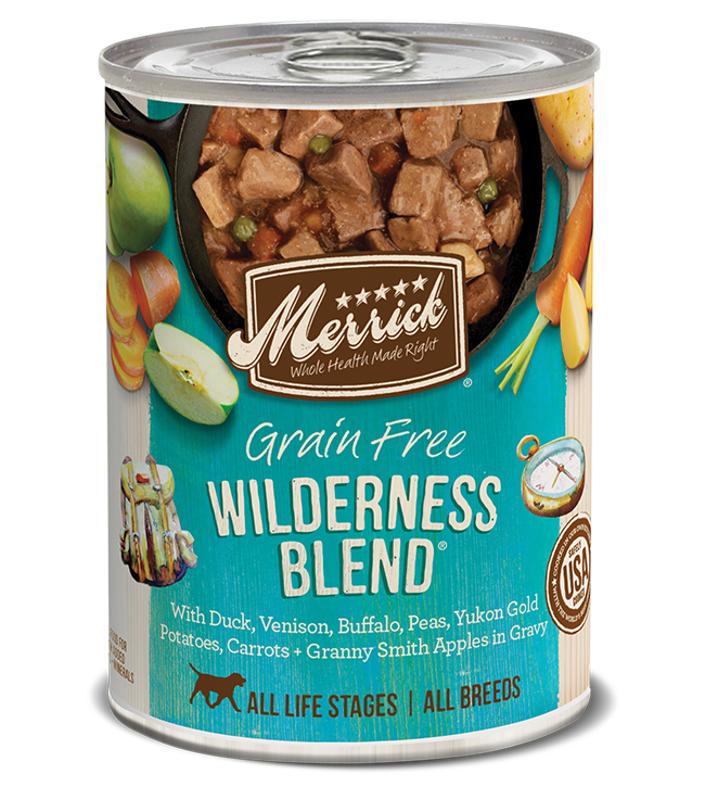 Merrick Classic Grain Free Dog Can Food Wilderness Blend