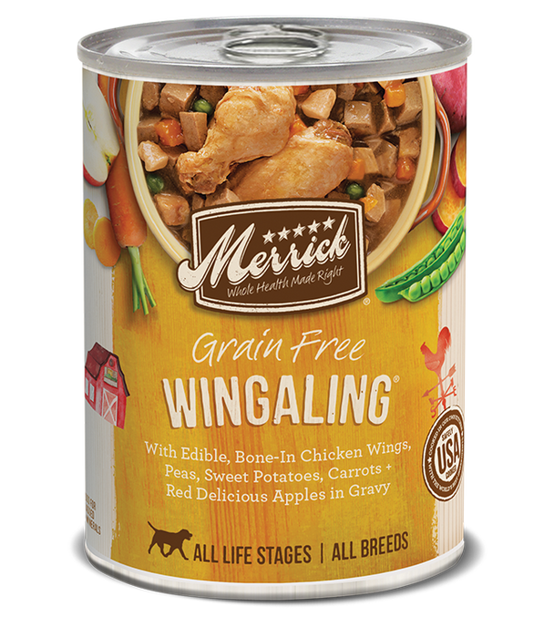 Merrick Classic Grain Free Dog Can Food Wingaling