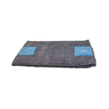 Messy Mutt Dog Drying Mat & Towel Cool Grey