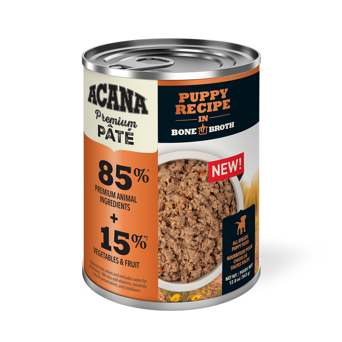 Acana Grain Free Dog Can Food Premium Pate Puppy Recipe
