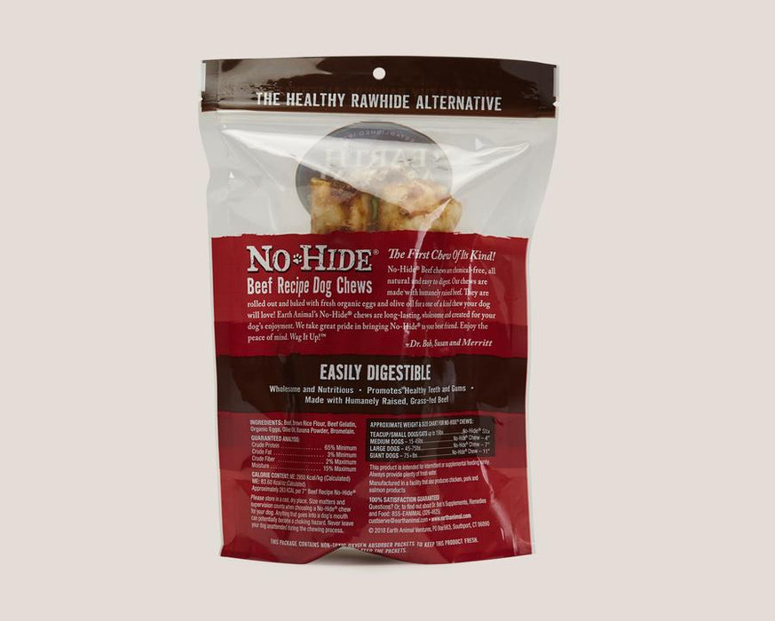 Earth Animal No Hide Dog Chew Beef Medium 7''