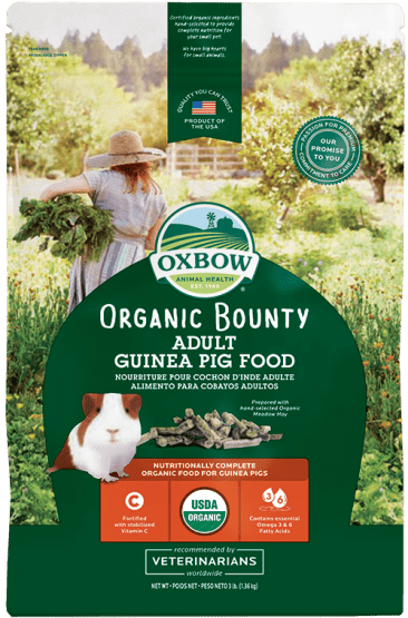Oxbow Organic Bounty Adult Guinea Pig Food, 3lb