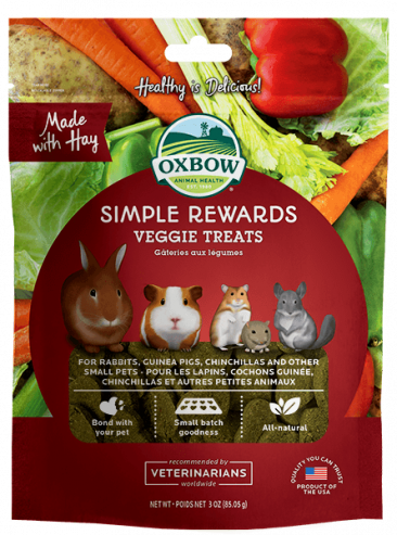 Oxbow Small Animal Simply Rewards Veggie Treat, 2oz