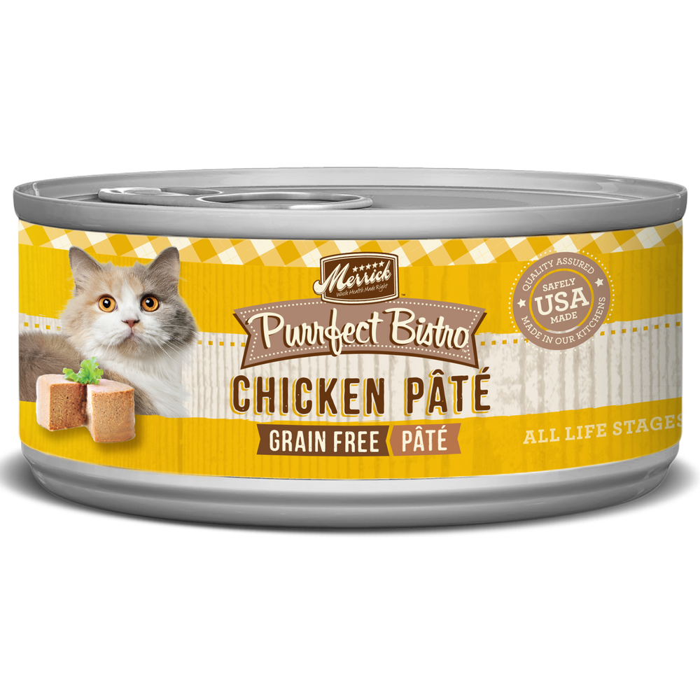 Merrick Purrfect Bistro Cat Can Food Chicken Pate