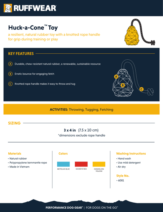 Ruffwear Toy Huck-a-Cone
