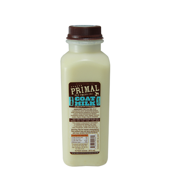 Primal Frozen Raw Goat Milk Original
