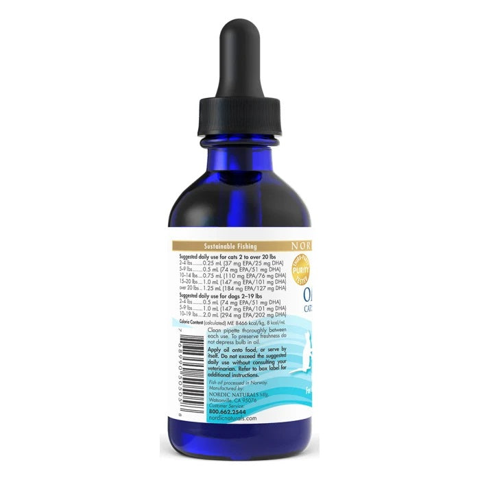 Nordic Naturals Omega-3 Pet Supplement Small Dog & Cats 2oz