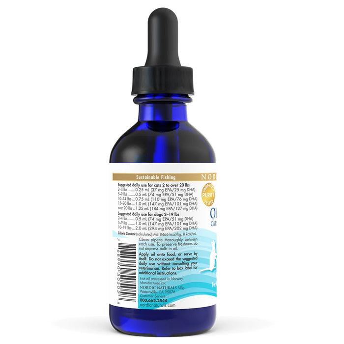 Nordic Naturals Omega-3 Pet Supplement Small Dog & Cats 2oz