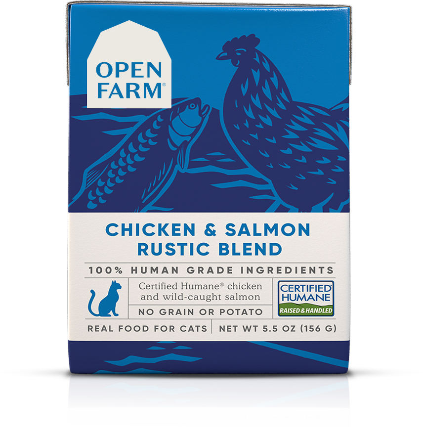 Open Farm Cat Wet Food Rustic Blend Stew Chicken & Salmon