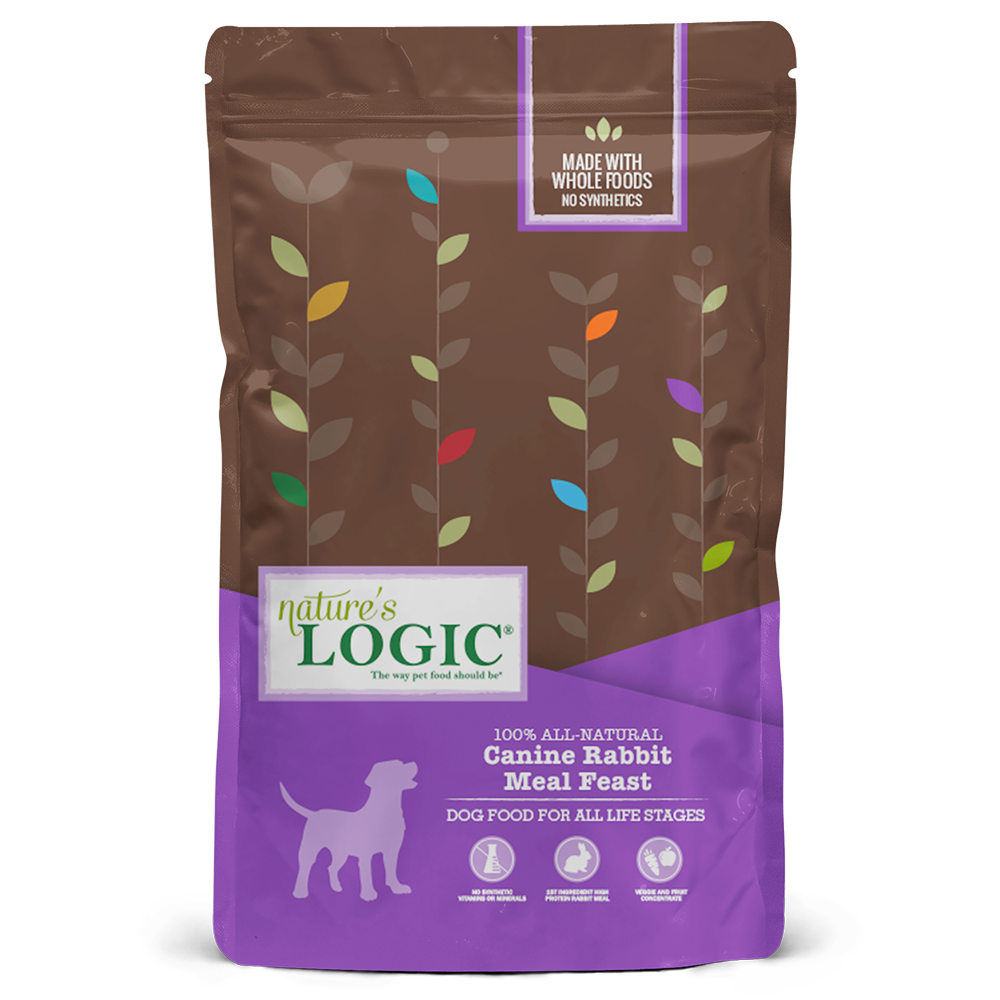 Nature's Logic Original Grains Canine Dry Food Rabbit Meal Feast