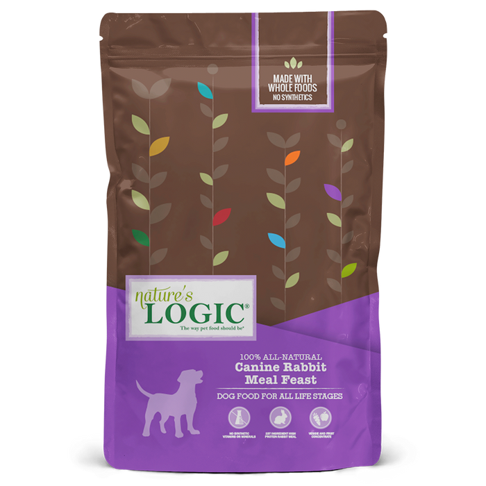 Nature's Logic Original Grains Canine Dry Food Rabbit Meal Feast