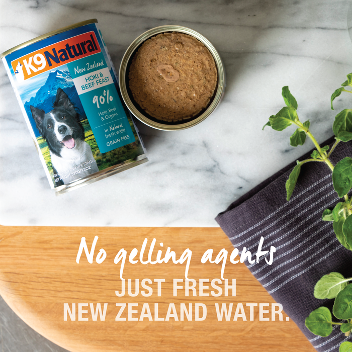K9 Natural Grain Free Dog Can Food Hoki & Beef