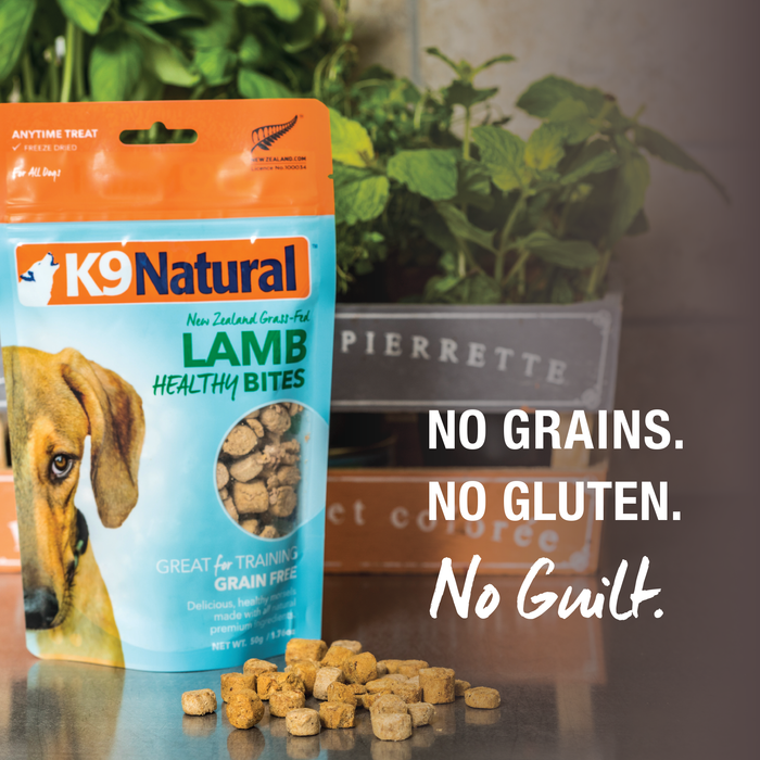 K9 Natural Dog Freeze Dried Healthy Bites Treats Lamb