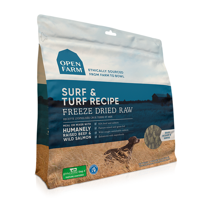 Open Farm Dog Freeze Dried Food Surf & Turf