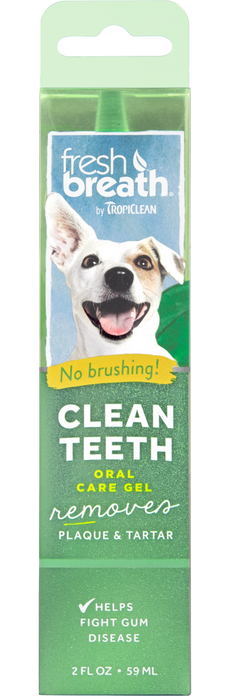 Tropiclean Fresh Breath Dog Clean Teeth Oral Care Gel