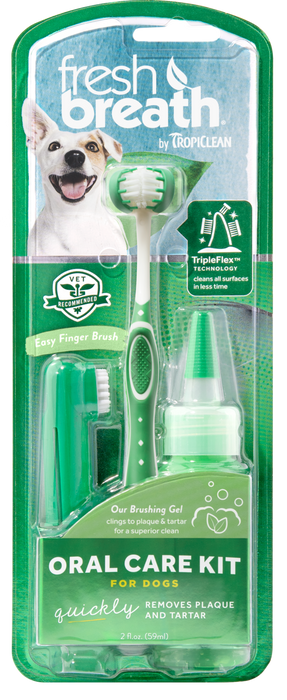 Tropiclean Fresh Breath Dog Oral Care Kit