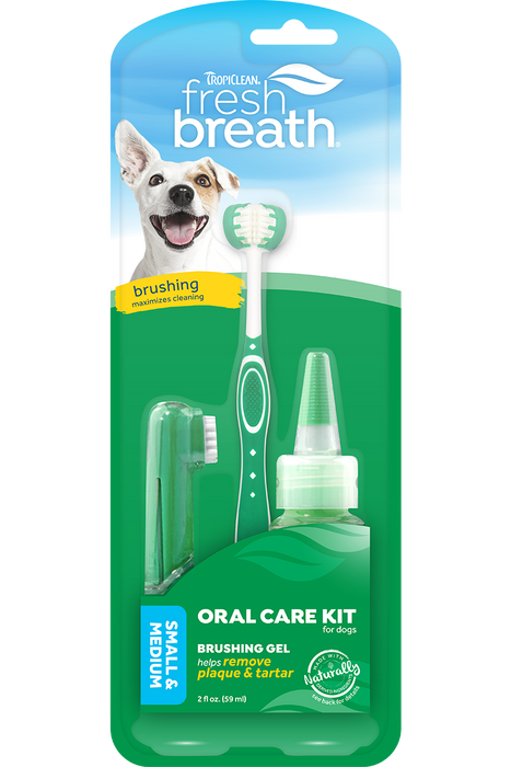 Tropiclean Fresh Breath Dog Oral Care Kit