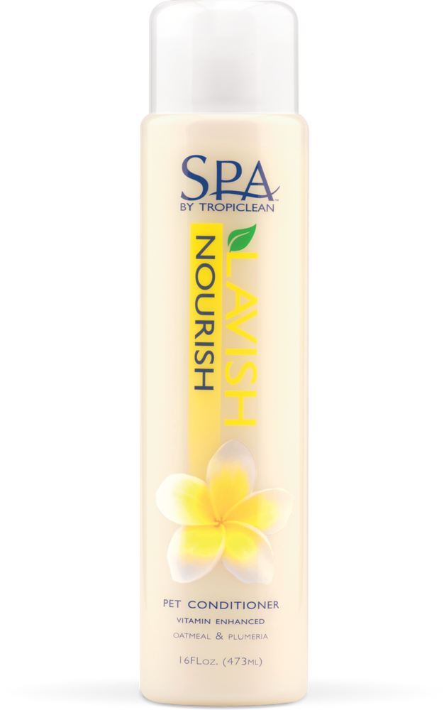 Tropiclean Spa Lavish Dog Conditioner Nourish Oatmeal & Plumeria