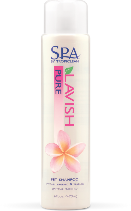 Tropiclean Spa Lavish Dog Shampoo Pure Oatmeal Enriched