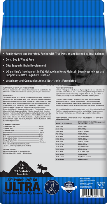 Annamaet Original Grains Dog Dry Food Ultra