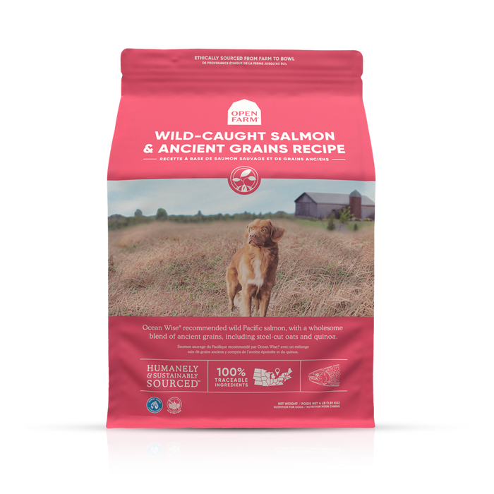 Open Farm Ancient Grains Dog Dry Food Wild Salmon