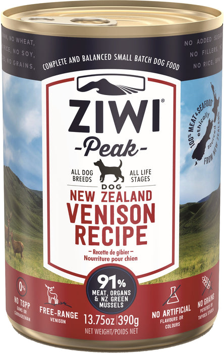 Ziwi Peak Grain Free Dog Can Food Venison