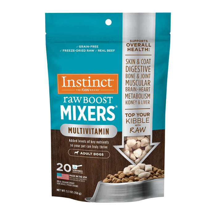 Instinct Dog Freeze Dried Raw Boost Mixers, Multi-Vitamin Adult