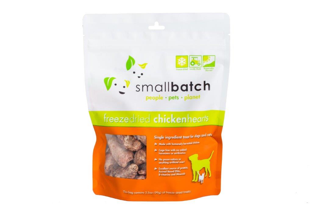 Small Batch Freeze Dried Treats Chicken Hearts