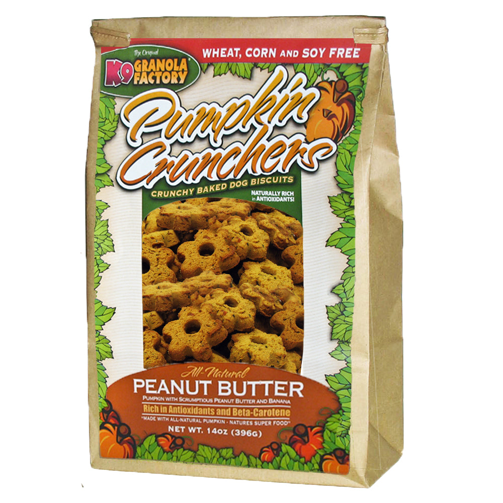 K9 Granola Dog Treats Pumpkin Crunchers Peanut Butter & Banana