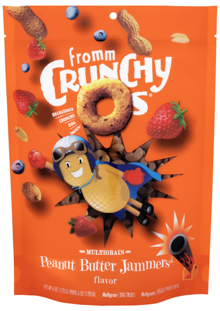 Fromm Crunchy O's Dog Treats Peanut Butter Jammers
