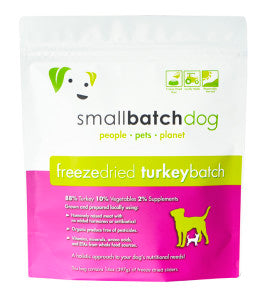 Small Batch Dog Freeze Dried Food Sliders Turkey