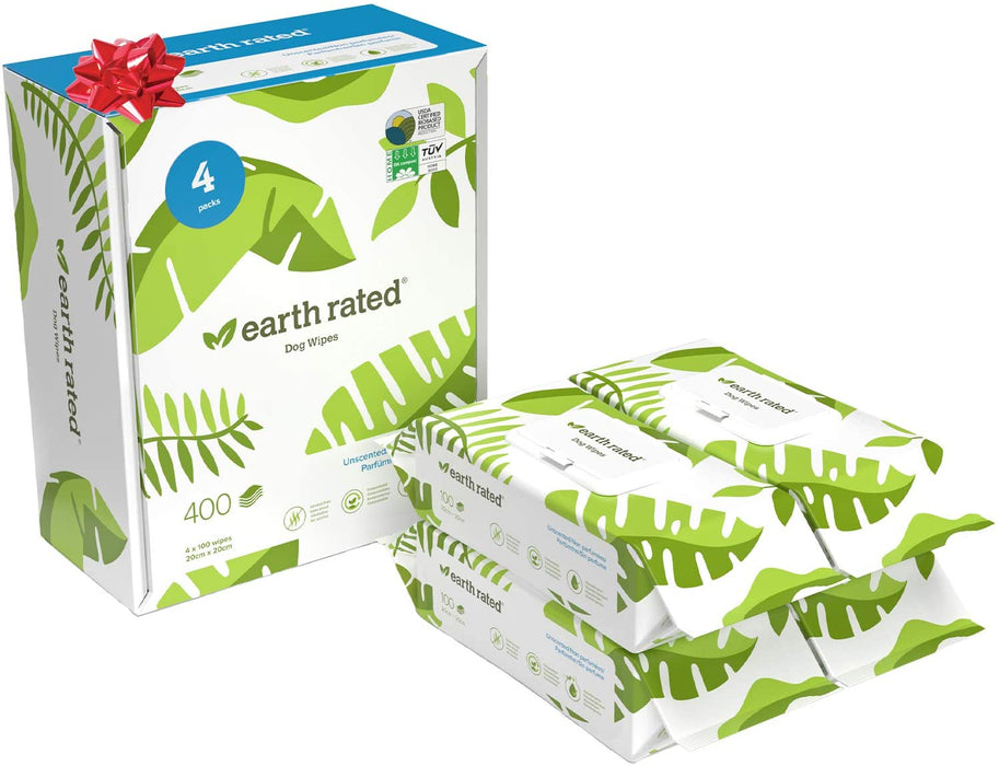 Earth Rated Grooming Wipes Unscented