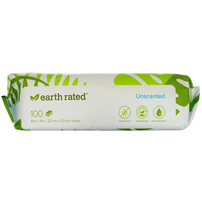 Earth Rated Grooming Wipes Unscented
