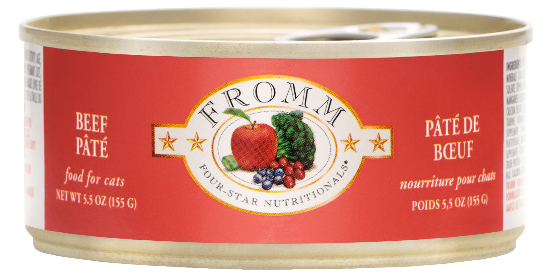 Fromm Four Star Grains Cat Can Food, Pate Beef