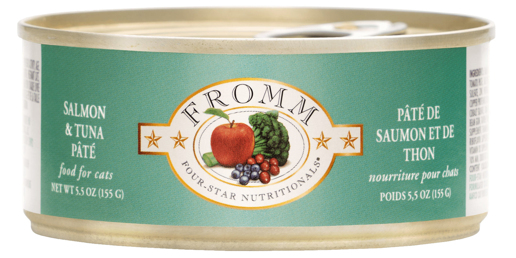 Fromm Four Star Grain Free Cat Can Food, Pate Salmon & Tuna