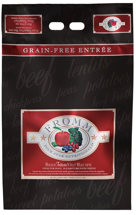 Fromm Four Star Grain Free Dog Dry Food Beef Frittata