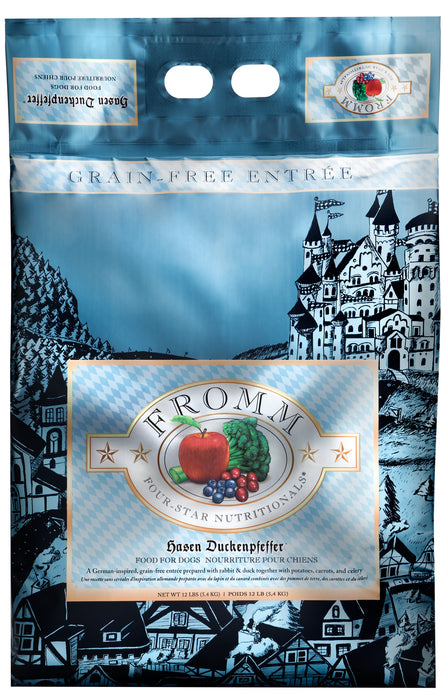 Fromm Four Star Grain Free Dog Dry Food Hasen Duckenpfeffer
