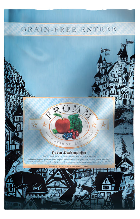 Fromm Four Star Grain Free Dog Dry Food Hasen Duckenpfeffer