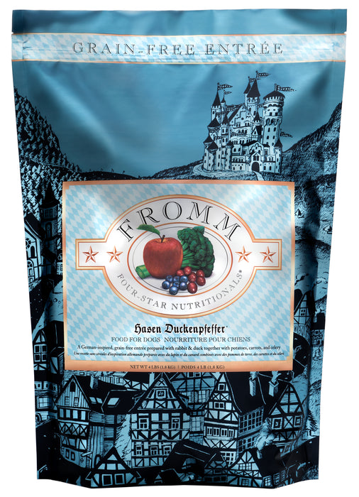 Fromm Four Star Grain Free Dog Dry Food Hasen Duckenpfeffer