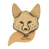 Tall Tails Leather Dog Toy Fox 4"