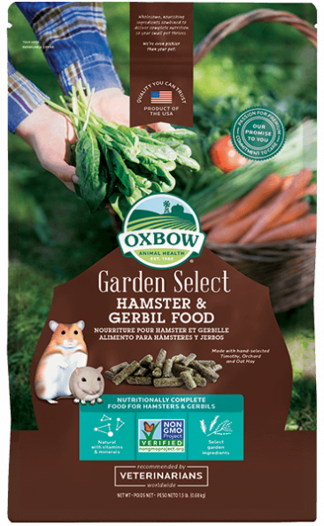 Oxbow Garden Select Adult Hamster & Gerbil Food, 1.5lb