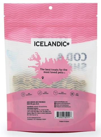 Icelandic Combo Bites Dog Treats Cod & Shrimp, 3.52oz